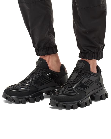 prada cloudbust knit black|Prada Cloudbust Thunder Technical Fabric Sneakers.